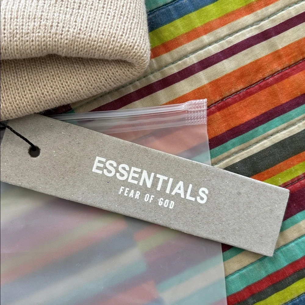 Fear of God sixth collection Beige Knit Beanie new with tags - Picture 4 of 9